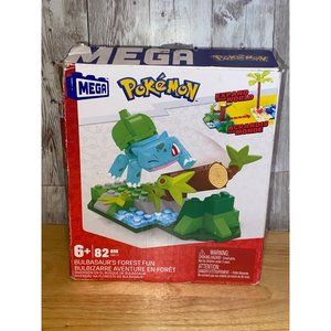 Mega Pokémon Building Toy Kit Set 82 piece Bulbasuar Forest Fun 1 Action Figure